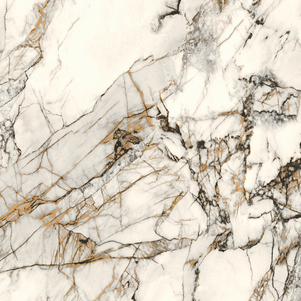 8027 | Super High Gloss UV Premium Gold Vein Calacatta Panel